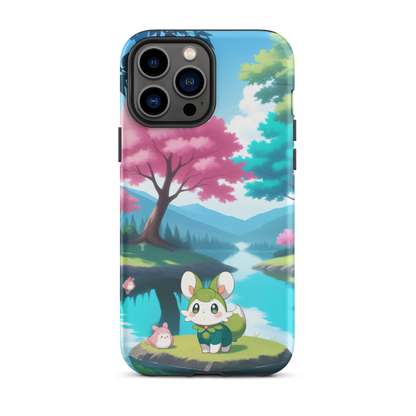 Coque d’iPhone® Adorable Tranquillité - iPhone 13 Pro Max - Double Couche Rigide - SoulCase