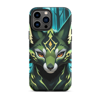 Coque iPhone® Félin Magique - iPhone 13 Pro Max - Double Couche Rigide - SoulCase