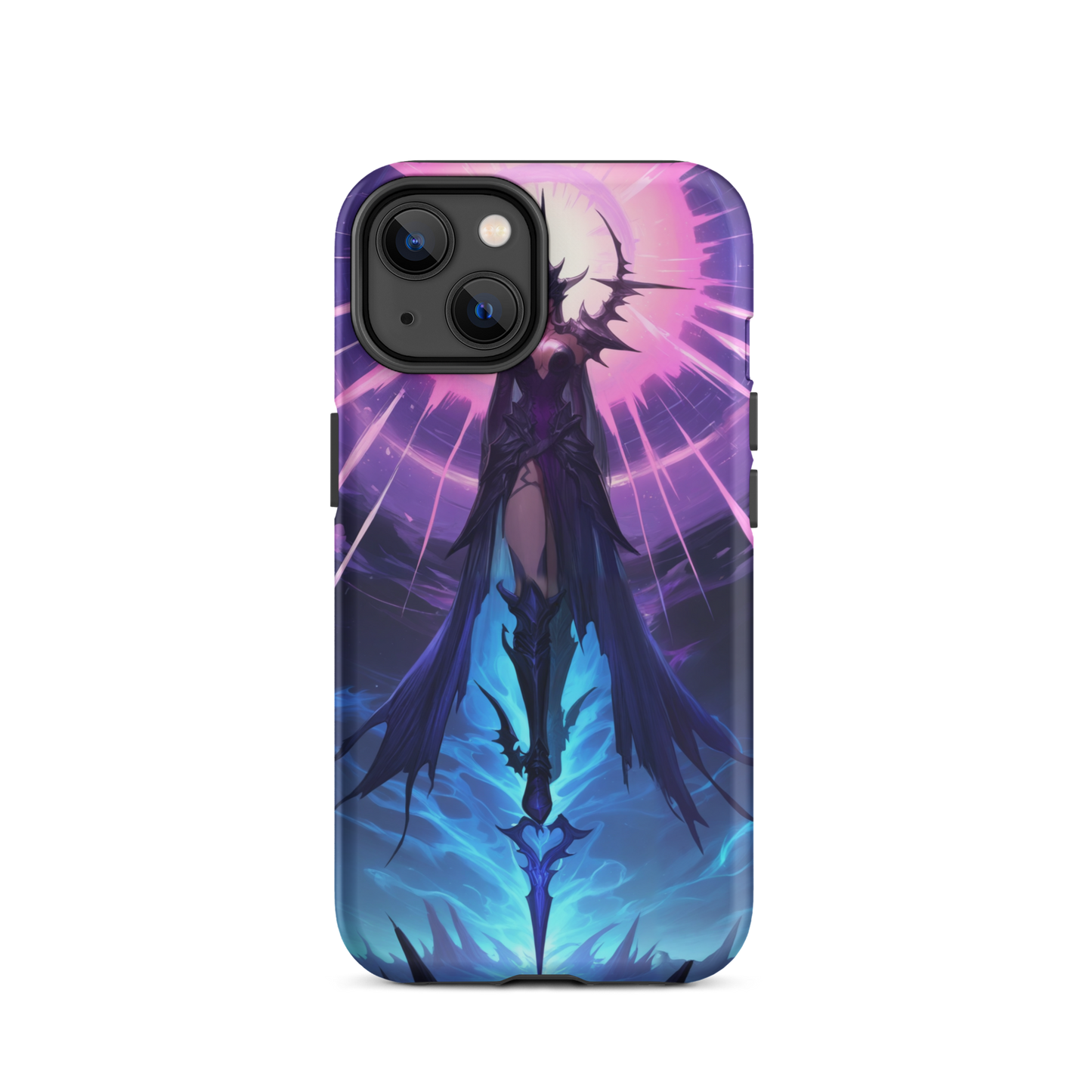 Coque iPhone® seigneur ténébreux - iPhone 14 - Double Couche Rigide - SoulCase