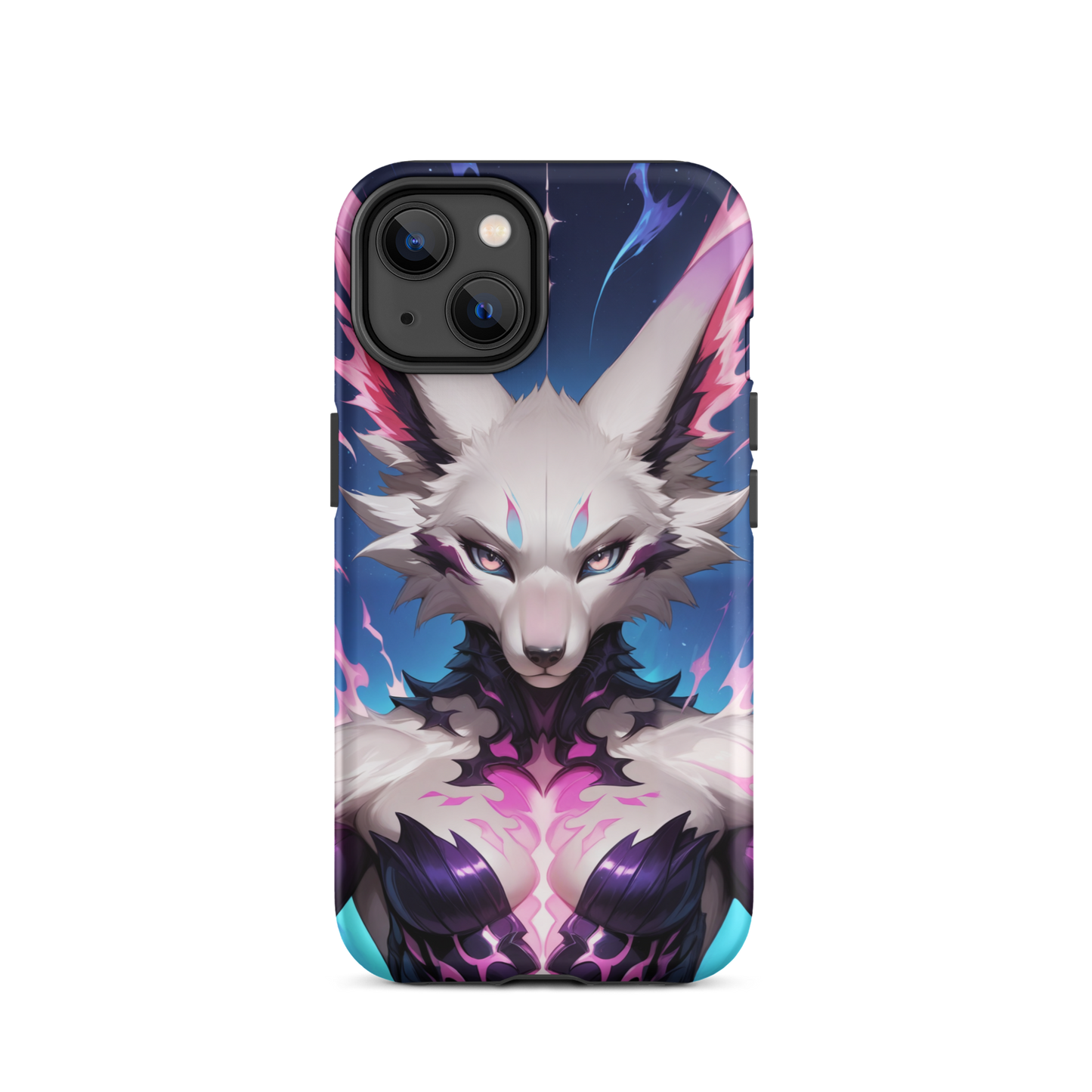 Coque iPhone® femme renarde - iPhone 14 - Double Couche Rigide - SoulCase