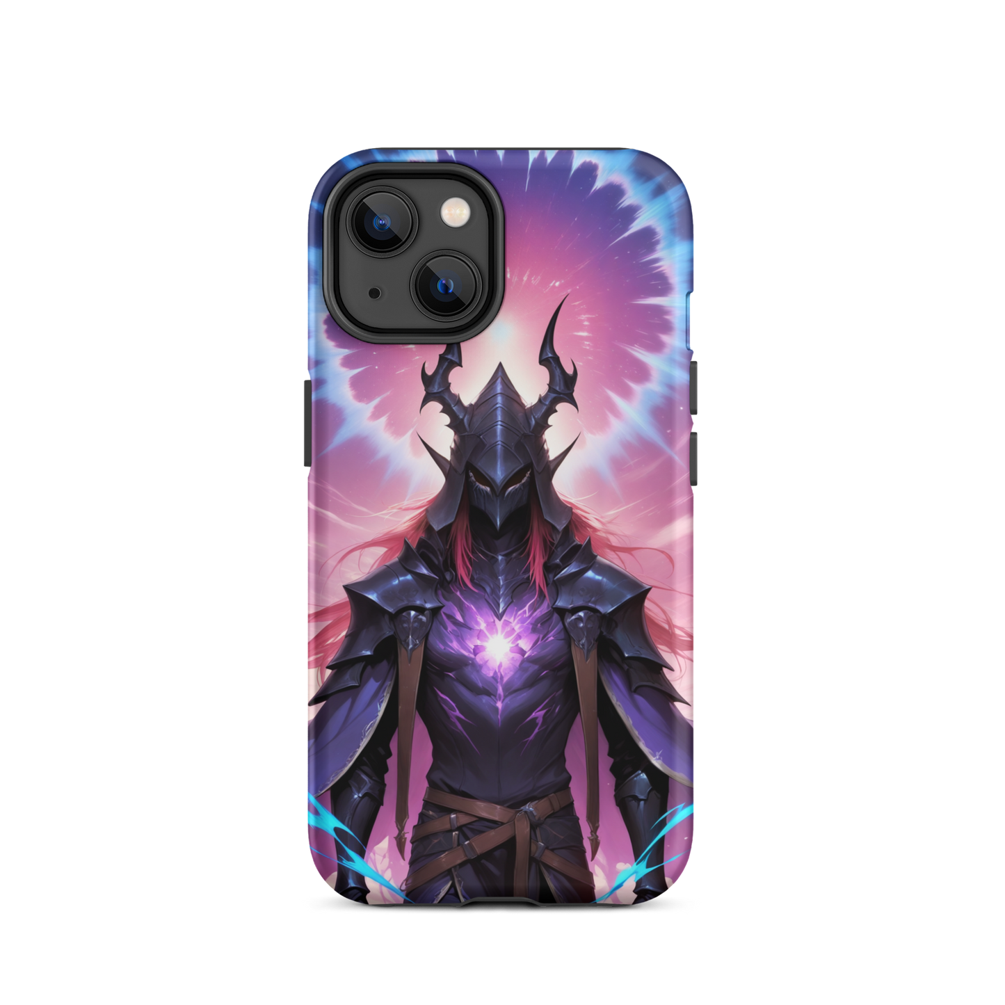 Coque iPhone® samouraï ténébreux - iPhone 14 - Double Couche Rigide - SoulCase