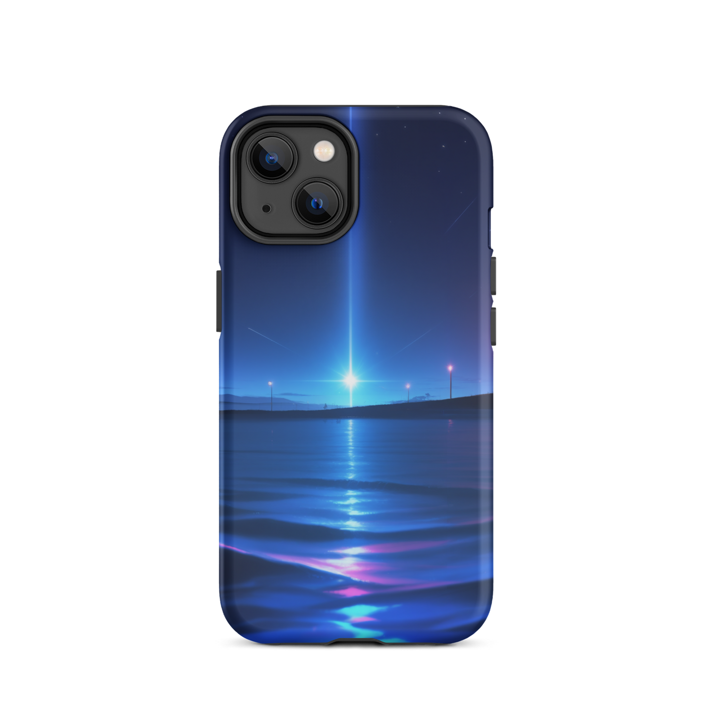 Coque iPhone® sérénité océane - iPhone 14 - Double Couche Rigide - SoulCase