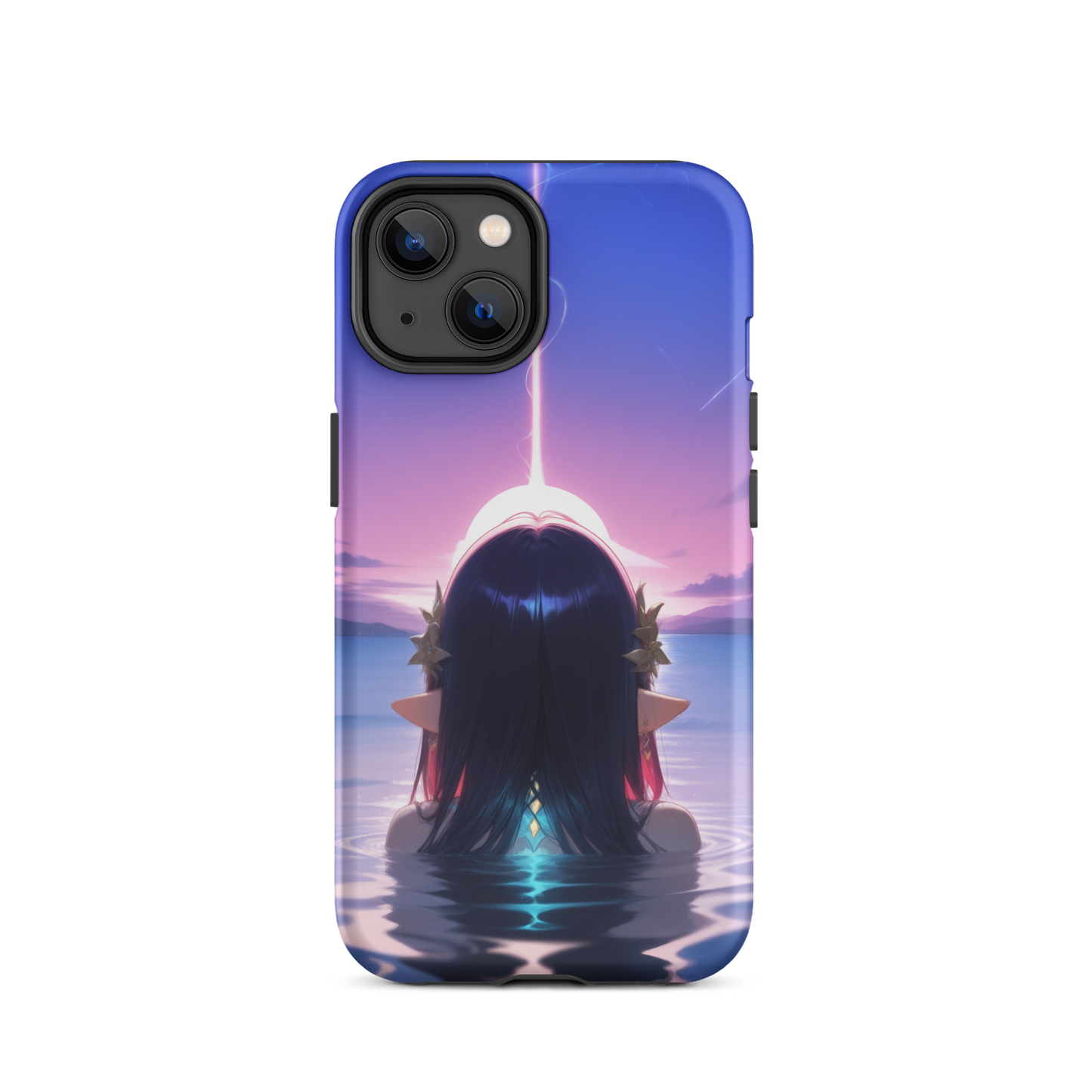 Coque iPhone® femme aquatique - iPhone 14 - Double Couche Rigide - SoulCase