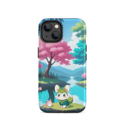 Coque d’iPhone® Adorable Tranquillité - iPhone 14 - Double Couche Rigide - SoulCase