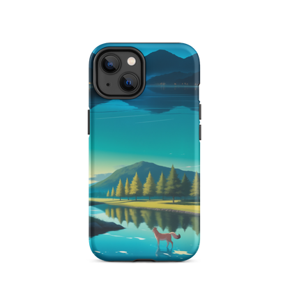 Coque iPhone® Mondes Miroirs - iPhone 14 - Double Couche Rigide - SoulCase