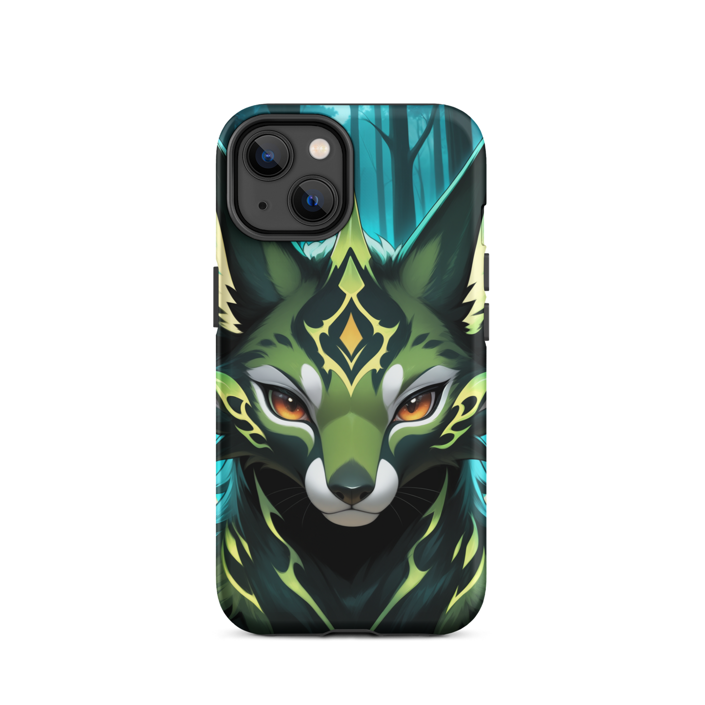 Coque iPhone® Félin Magique - iPhone 14 - Double Couche Rigide - SoulCase