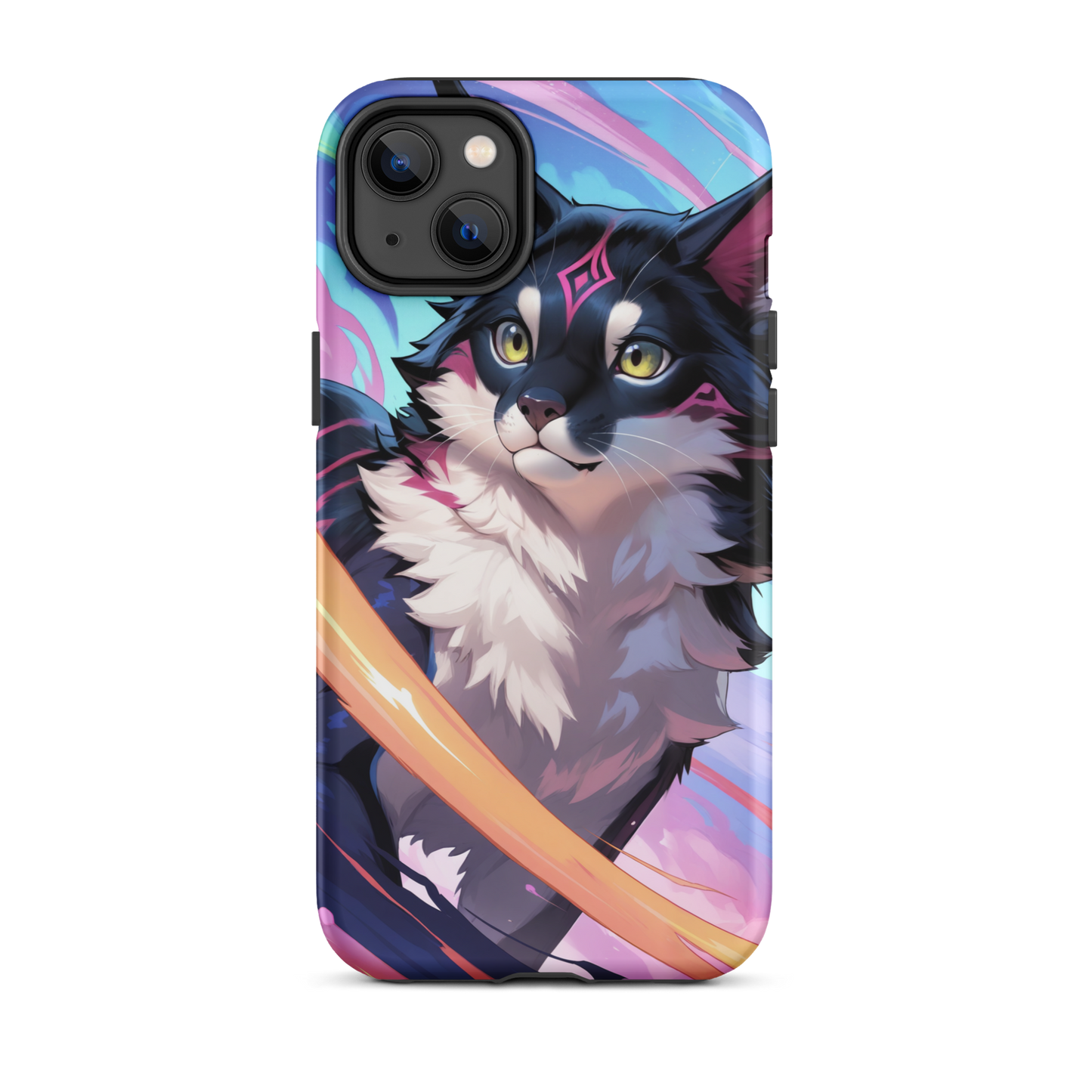 Coque iPhone® chien mignon - iPhone 14 Plus - Double Couche Rigide - SoulCase