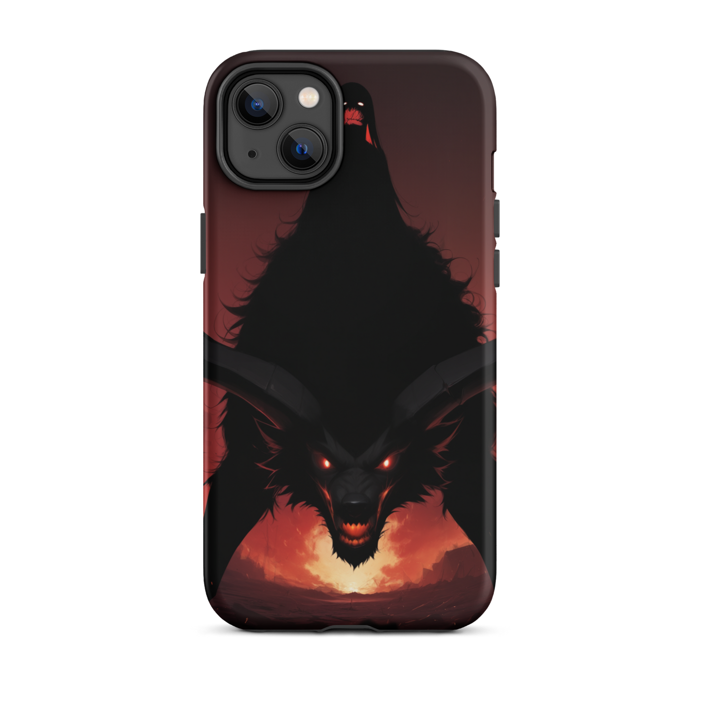 Coque iPhone® buffle chimèrique - iPhone 14 Plus - Double Couche Rigide - SoulCase