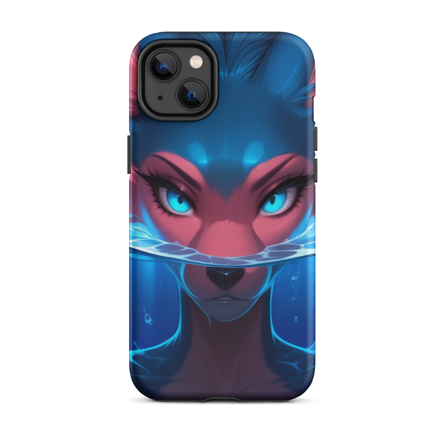 Coque iPhone® visiteur de l’océan - iPhone 14 Plus - Double Couche Rigide - SoulCase