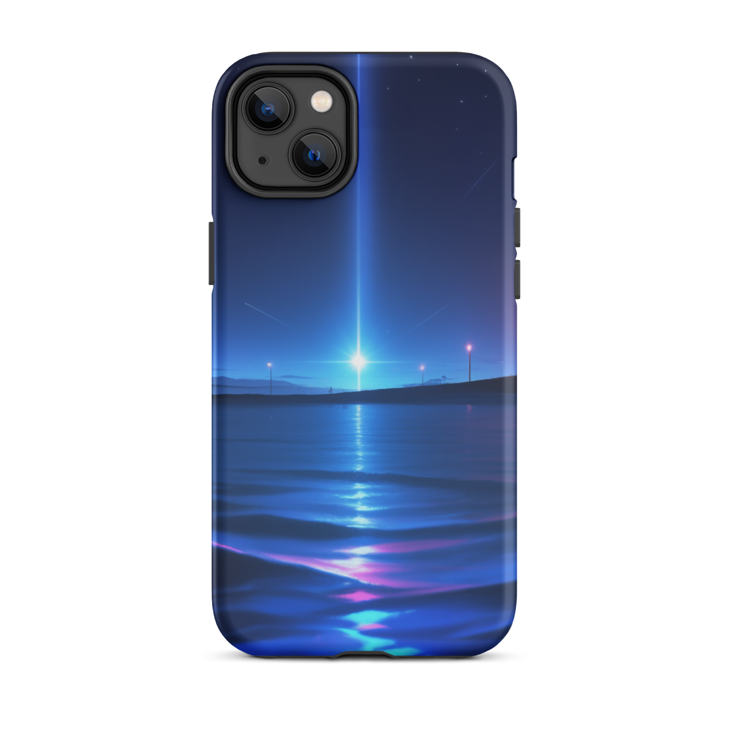 Coque iPhone® sérénité océane - iPhone 14 Plus - Double Couche Rigide - SoulCase