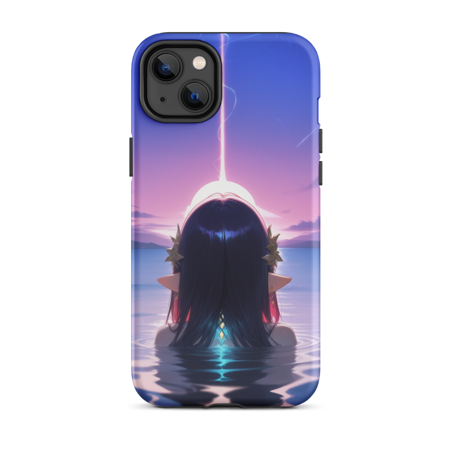 Coque iPhone® femme aquatique - iPhone 14 Plus - Double Couche Rigide - SoulCase