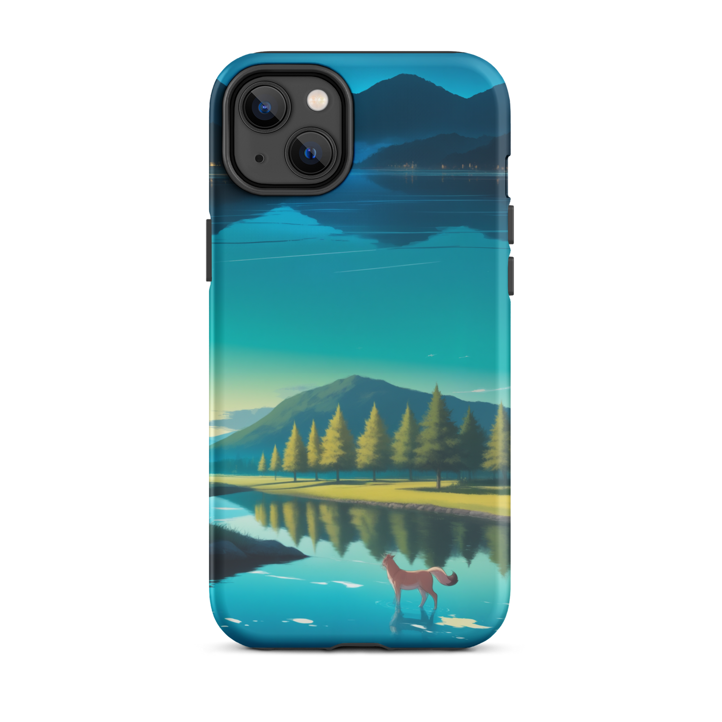 Coque iPhone® Mondes Miroirs - iPhone 14 Plus - Double Couche Rigide - SoulCase