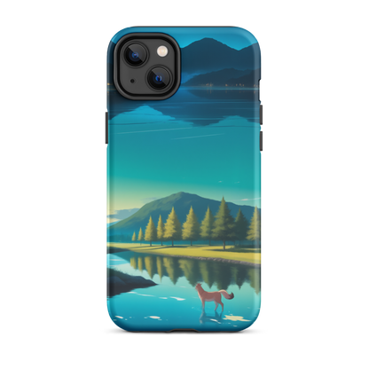 Coque iPhone® Mondes Miroirs - iPhone 14 Plus - Double Couche Rigide - SoulCase