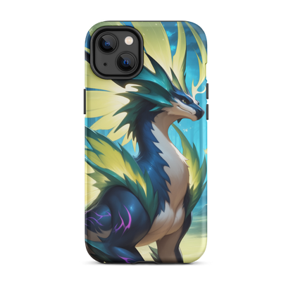 Coque iPhone® Dragon Sylvestre - iPhone 14 Plus - Double Couche Rigide - SoulCase