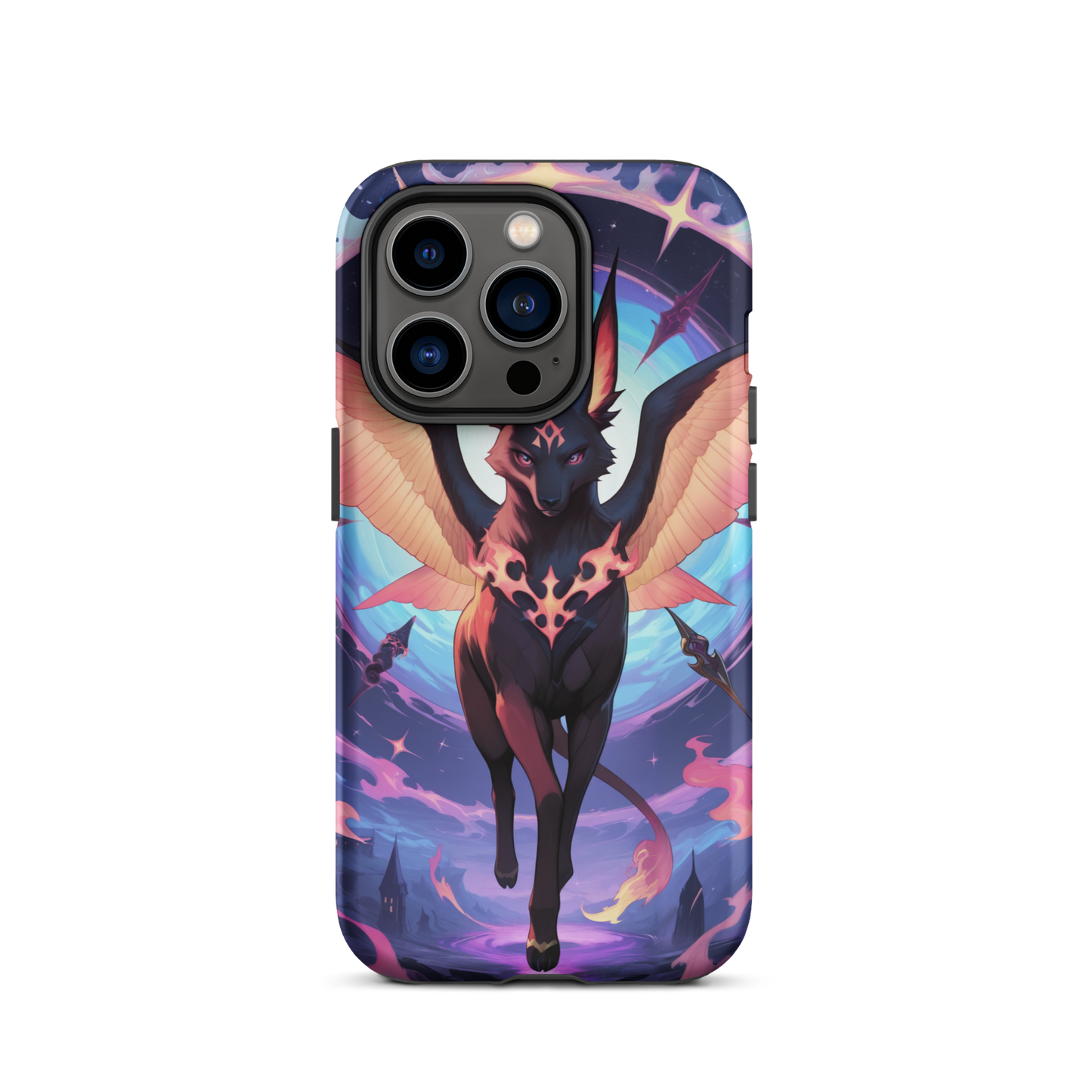 Coque iPhone® chien ailé - iPhone 14 Pro - Double Couche Rigide - SoulCase