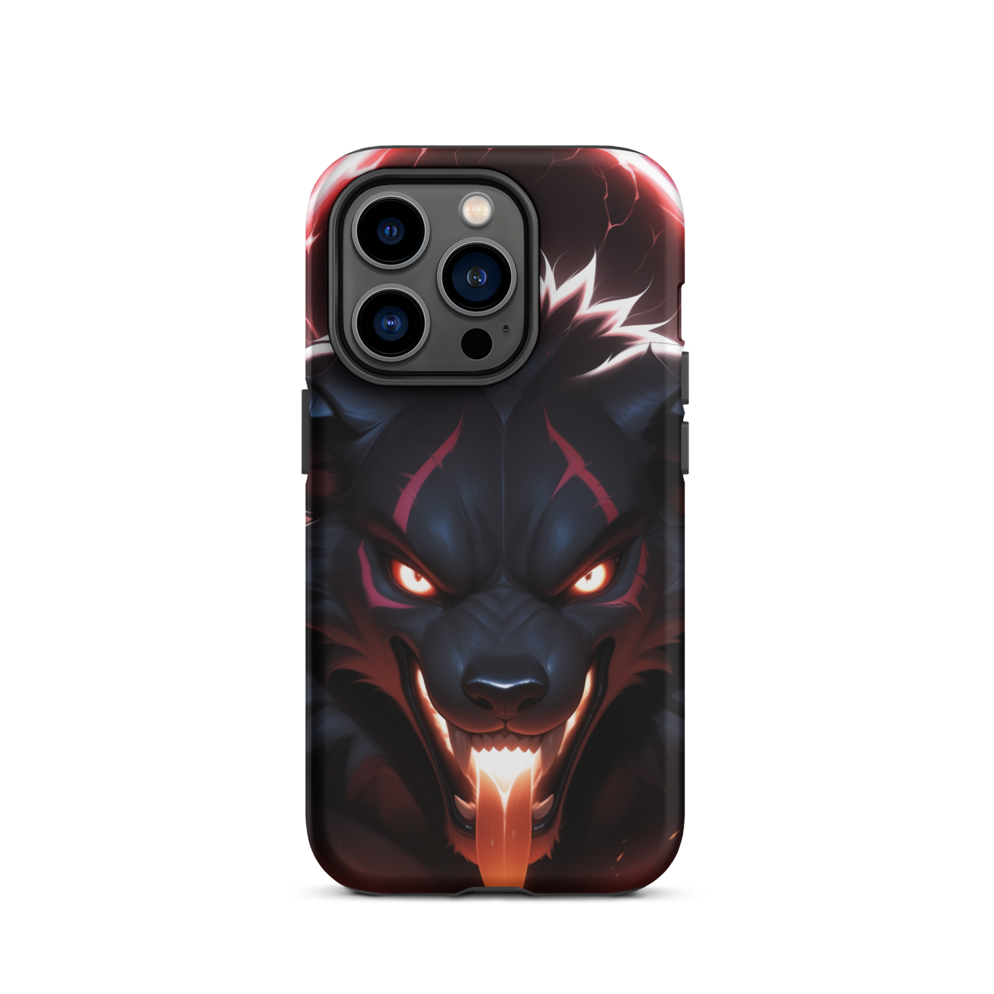 Coque iPhone® cerbère enragé - iPhone 14 Pro - Double Couche Rigide - SoulCase