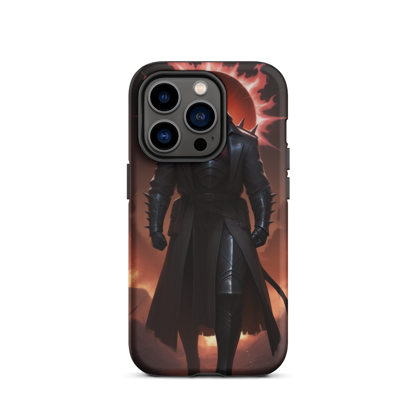Coque iPhone® bourreau infernal - iPhone 14 Pro - Double Couche Rigide - SoulCase