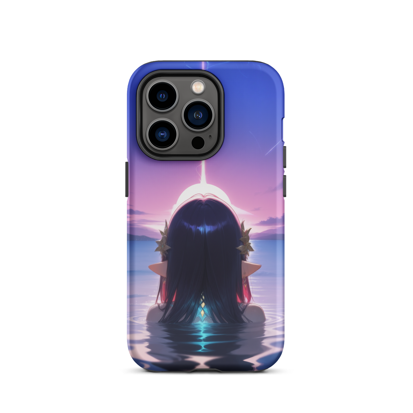 Coque iPhone® femme aquatique - iPhone 14 Pro - Double Couche Rigide - SoulCase