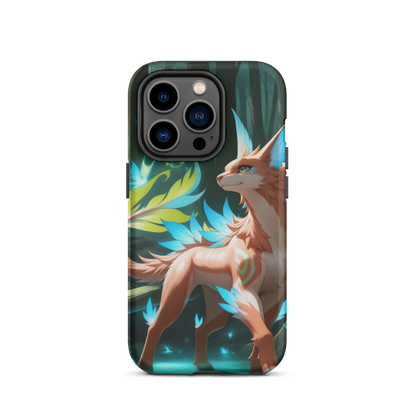 Coque iPhone® Félin de la forêt - iPhone 14 Pro - Double Couche Rigide - SoulCase