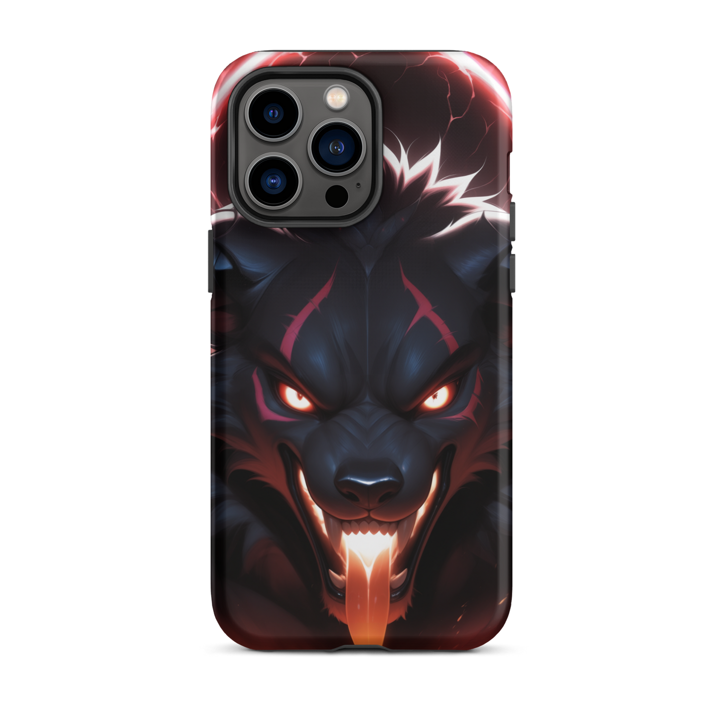 Coque iPhone® cerbère enragé - iPhone 14 Pro Max - Double Couche Rigide - SoulCase
