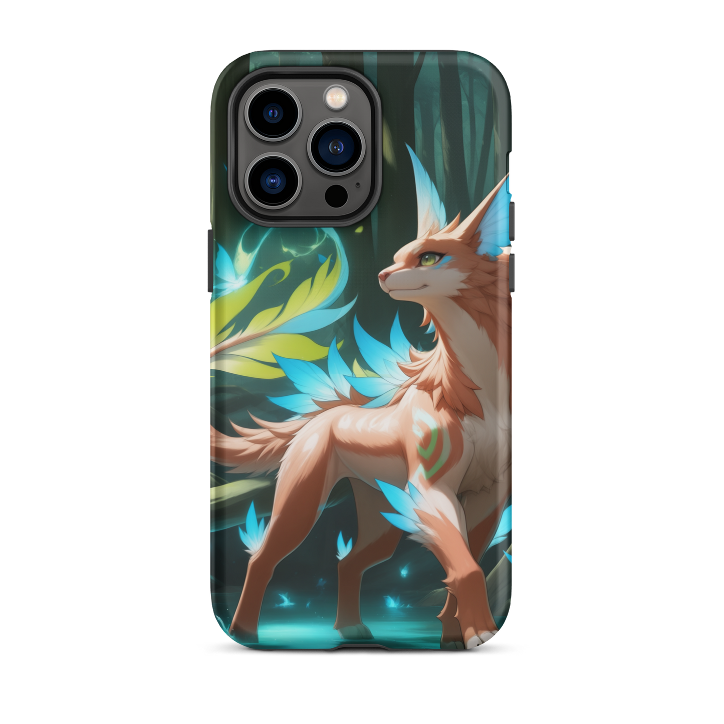 Coque iPhone® Félin de la forêt - iPhone 14 Pro Max - Double Couche Rigide - SoulCase