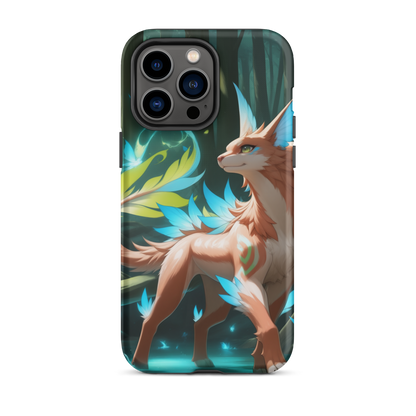 Coque iPhone® Félin de la forêt - iPhone 14 Pro Max - Double Couche Rigide - SoulCase