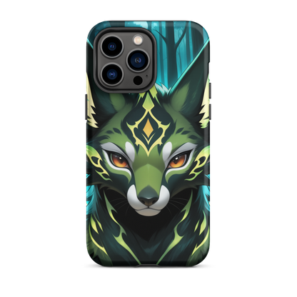Coque iPhone® Félin Magique - iPhone 14 Pro Max - Double Couche Rigide - SoulCase