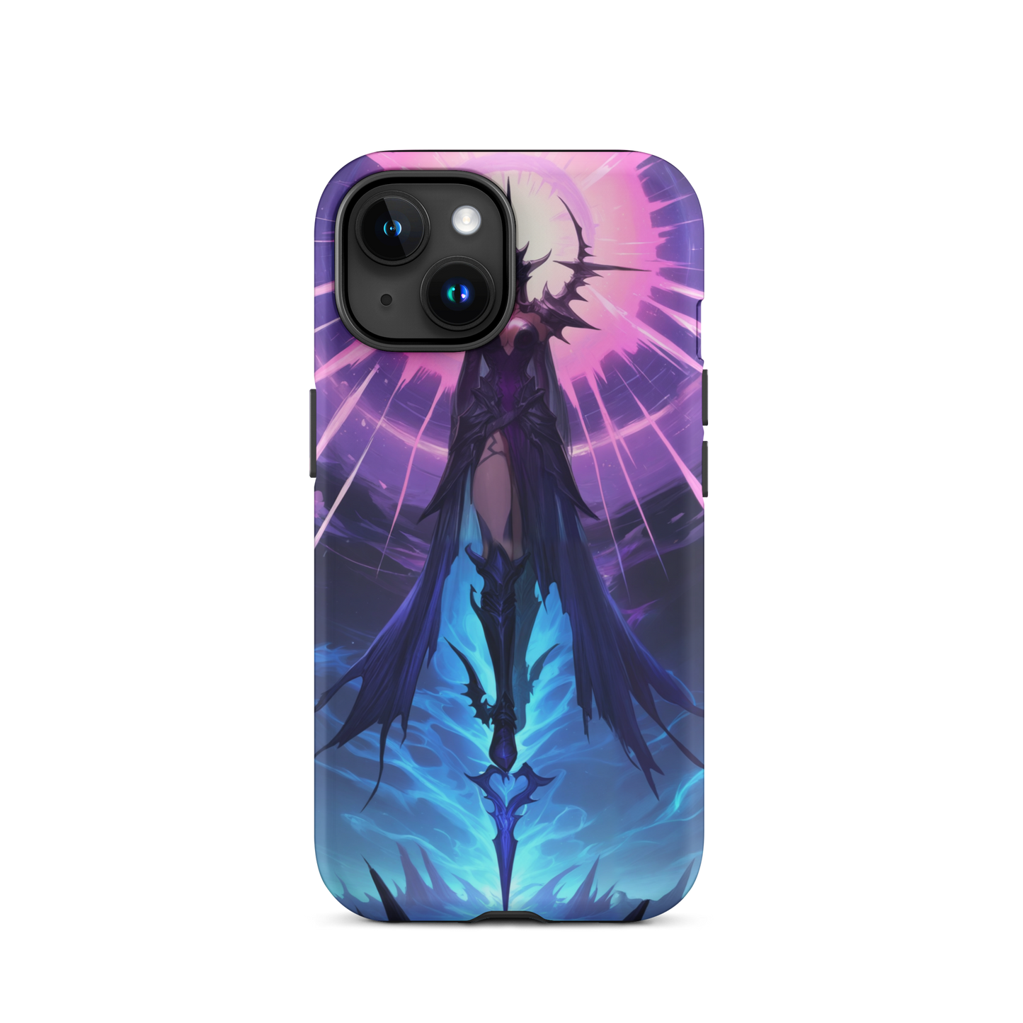 Coque iPhone® seigneur ténébreux - iPhone 15 - Double Couche Rigide - SoulCase