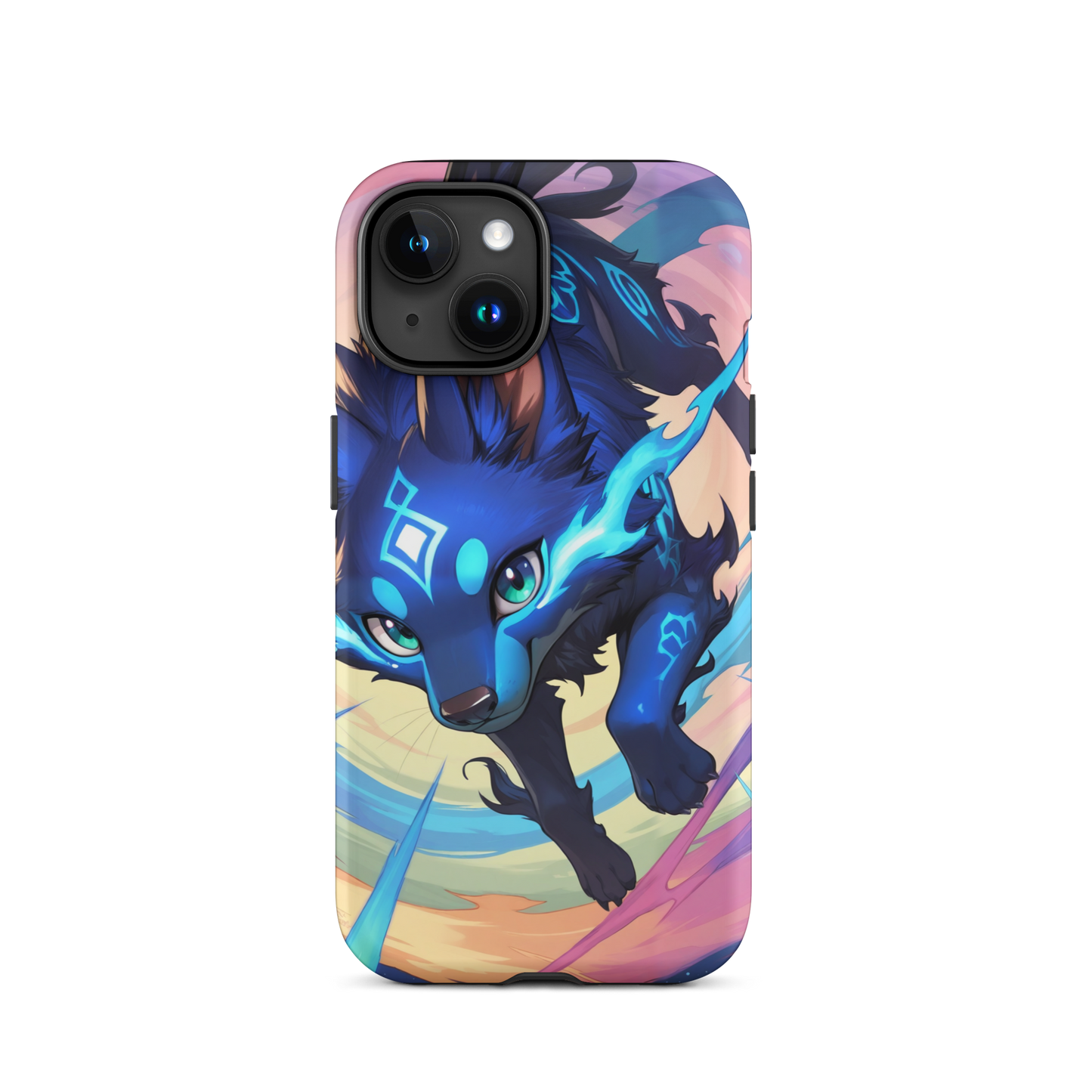 Coque iPhone® renard mignon - iPhone 15 - Double Couche Rigide - SoulCase