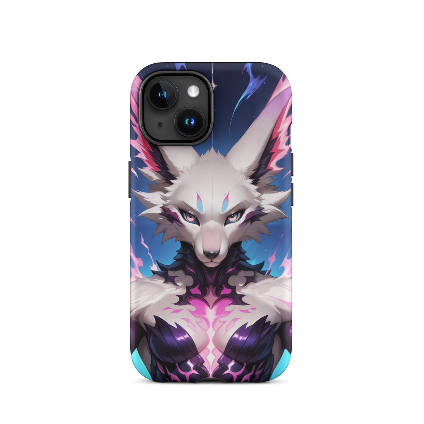 Coque iPhone® femme renarde - iPhone 15 - Double Couche Rigide - SoulCase