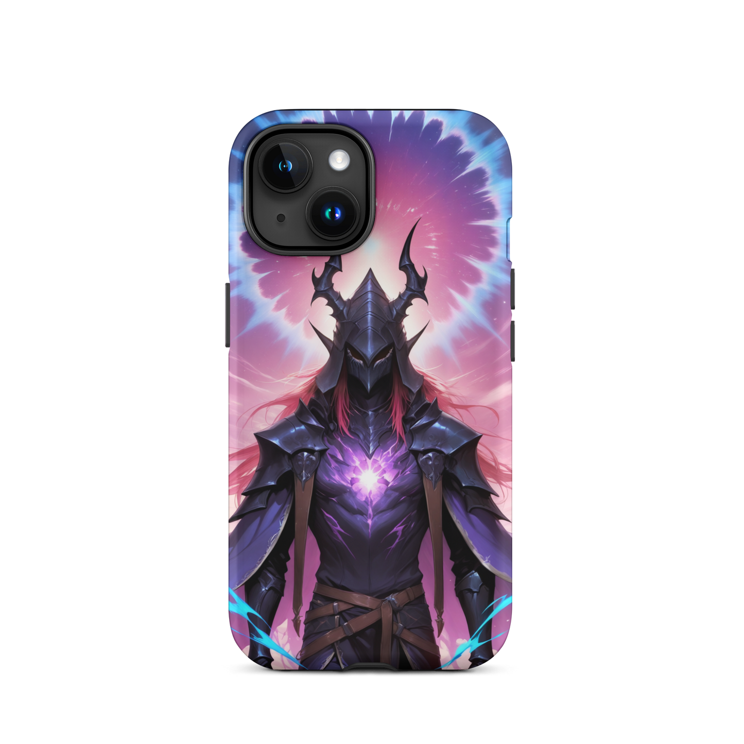 Coque iPhone® samouraï ténébreux - iPhone 15 - Double Couche Rigide - SoulCase