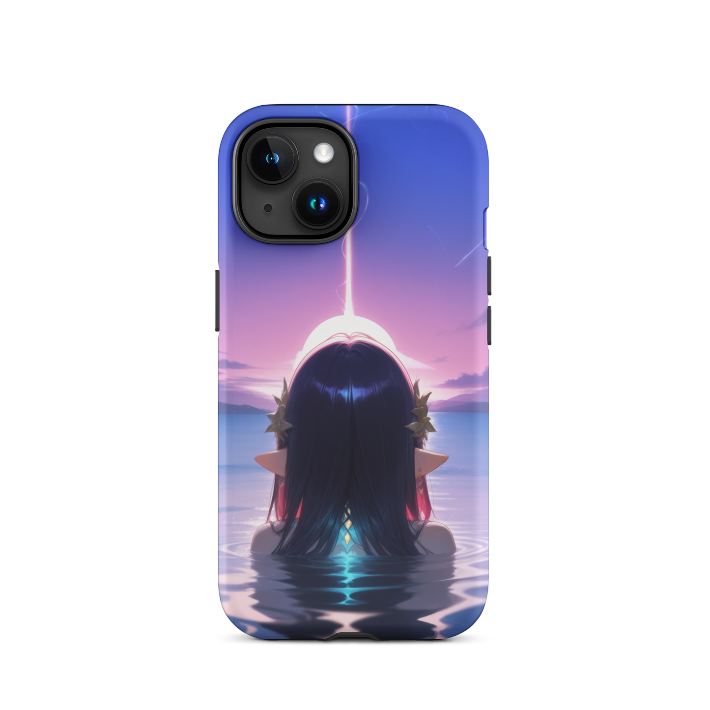 Coque iPhone® femme aquatique - iPhone 15 - Double Couche Rigide - SoulCase