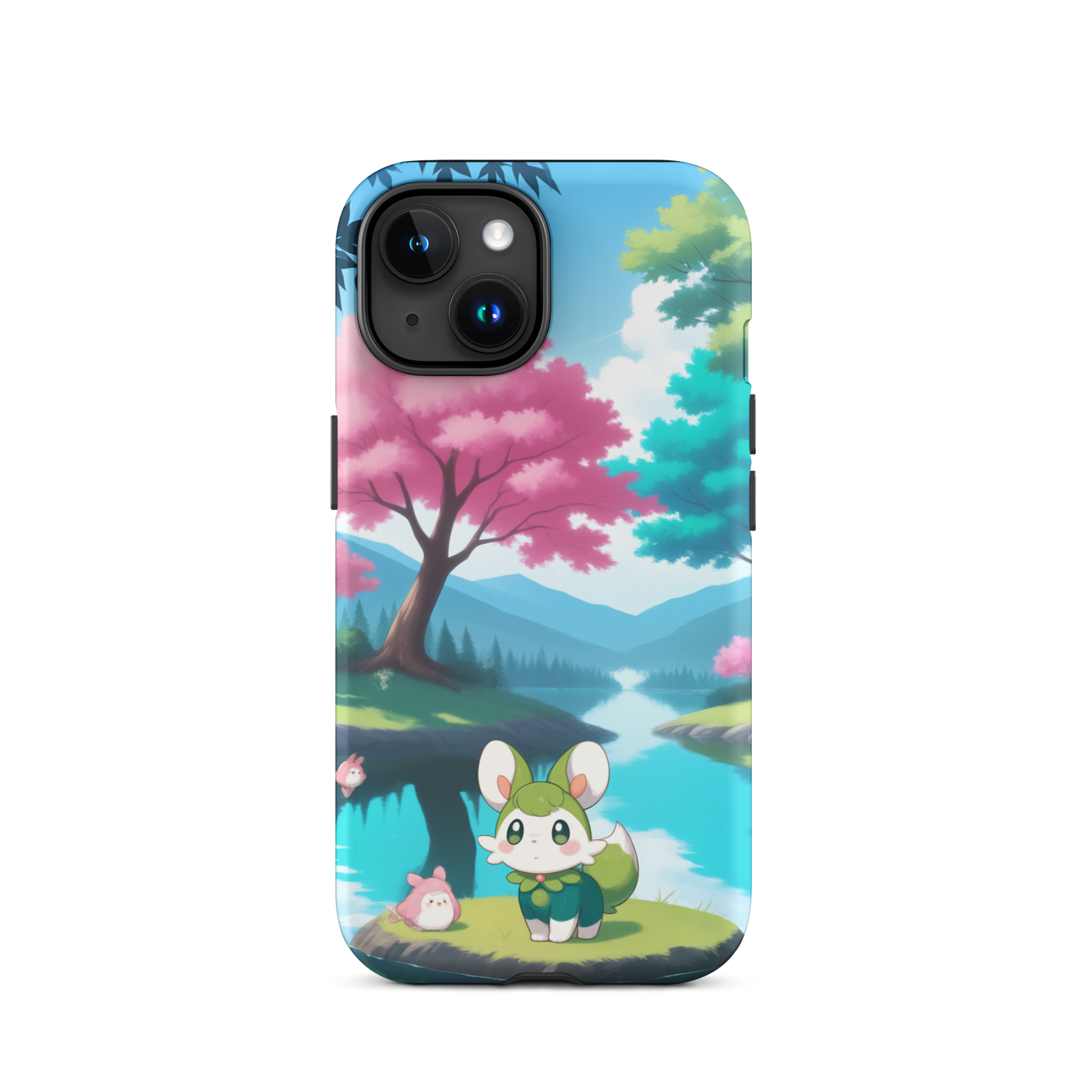 Coque d’iPhone® Adorable Tranquillité - iPhone 15 - Double Couche Rigide - SoulCase