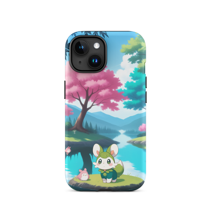 Coque d’iPhone® Adorable Tranquillité - iPhone 15 - Double Couche Rigide - SoulCase