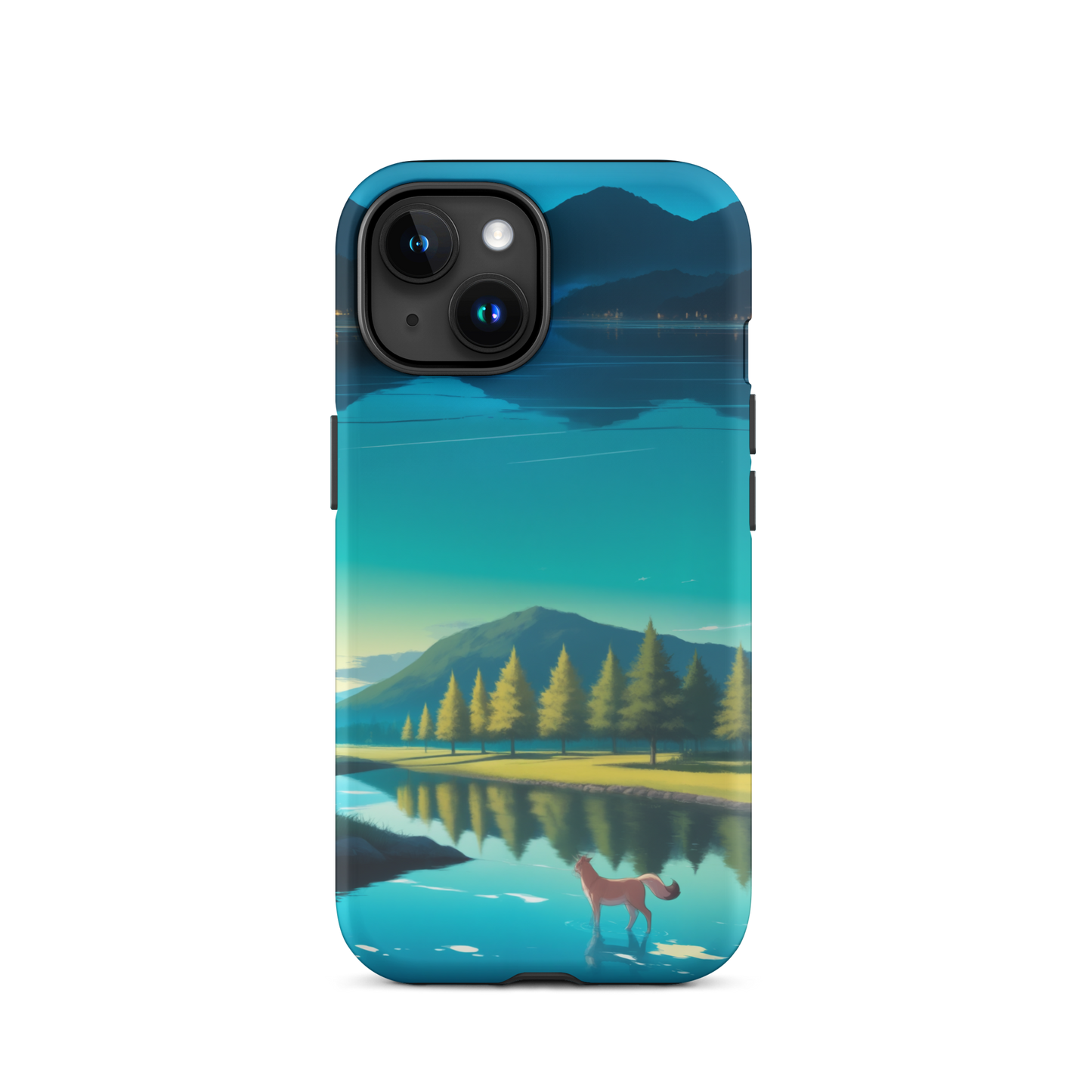 Coque iPhone® Mondes Miroirs - iPhone 15 - Double Couche Rigide - SoulCase