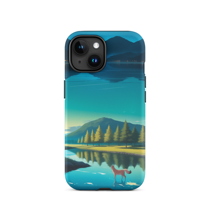 Coque iPhone® Mondes Miroirs - iPhone 15 - Double Couche Rigide - SoulCase