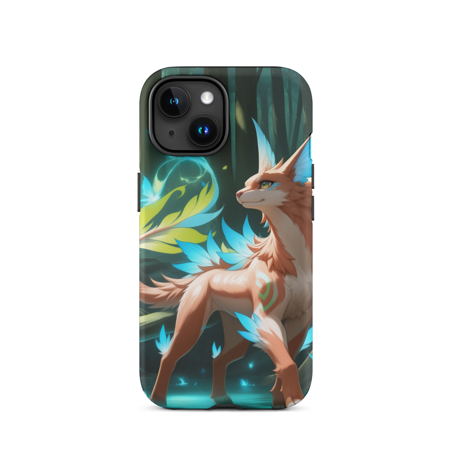 Coque iPhone® Félin de la forêt - iPhone 15 - Double Couche Rigide - SoulCase