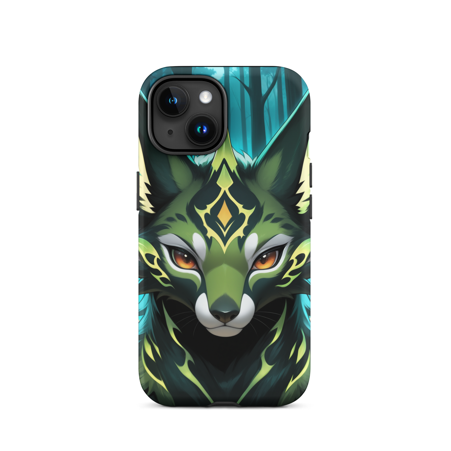 Coque iPhone® Félin Magique - iPhone 15 - Double Couche Rigide - SoulCase