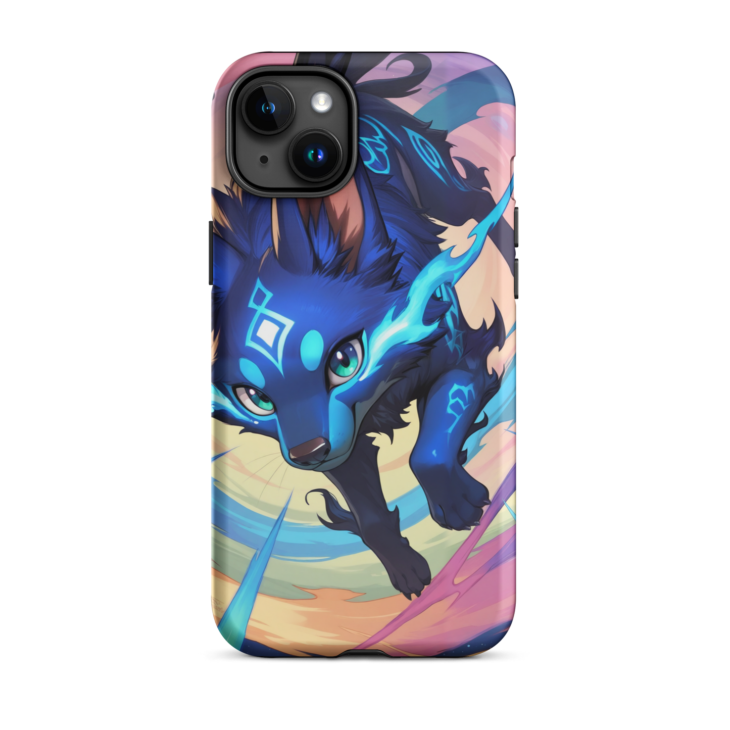 Coque iPhone® renard mignon - iPhone 15 Plus - Double Couche Rigide - SoulCase