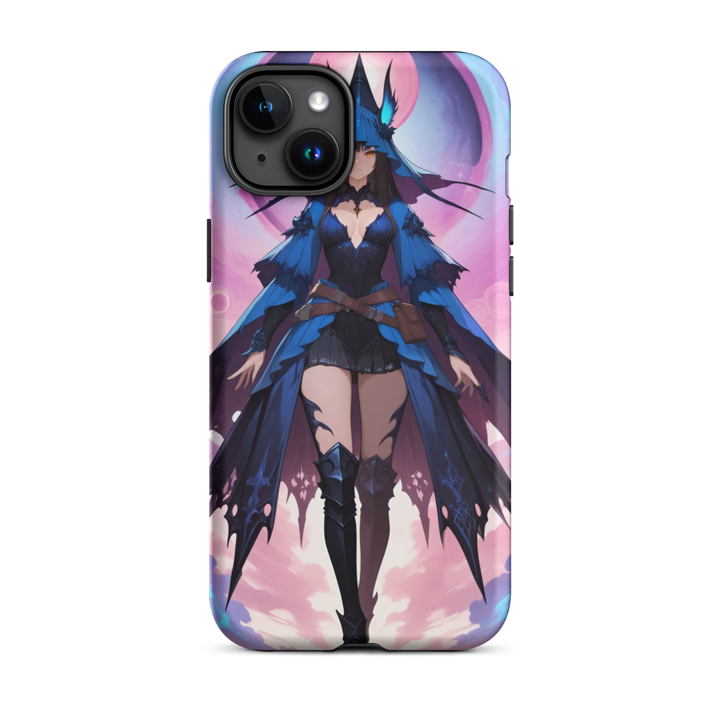 Coque iPhone® femme elfique - iPhone 15 Plus - Double Couche Rigide - SoulCase