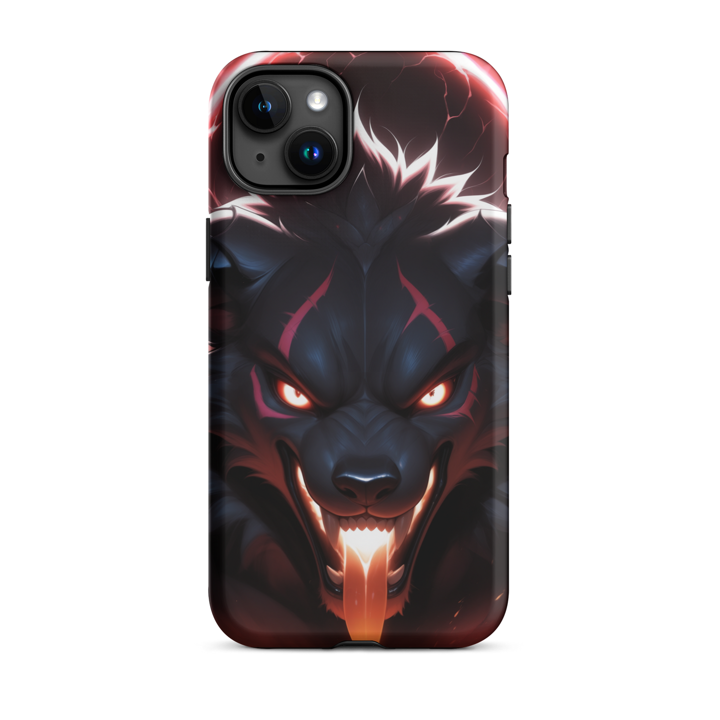Coque iPhone® cerbère enragé - iPhone 15 Plus - Double Couche Rigide - SoulCase