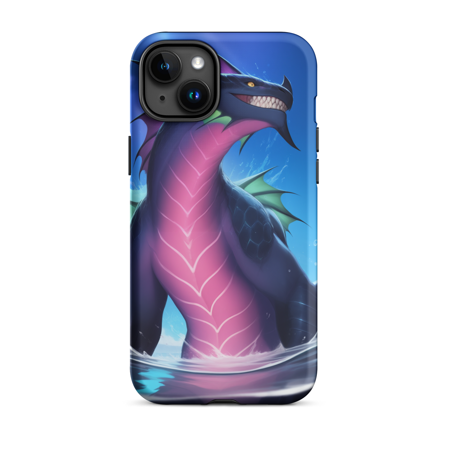 Coque iPhone® empereur de l’océan - iPhone 15 Plus - Double Couche Rigide - SoulCase