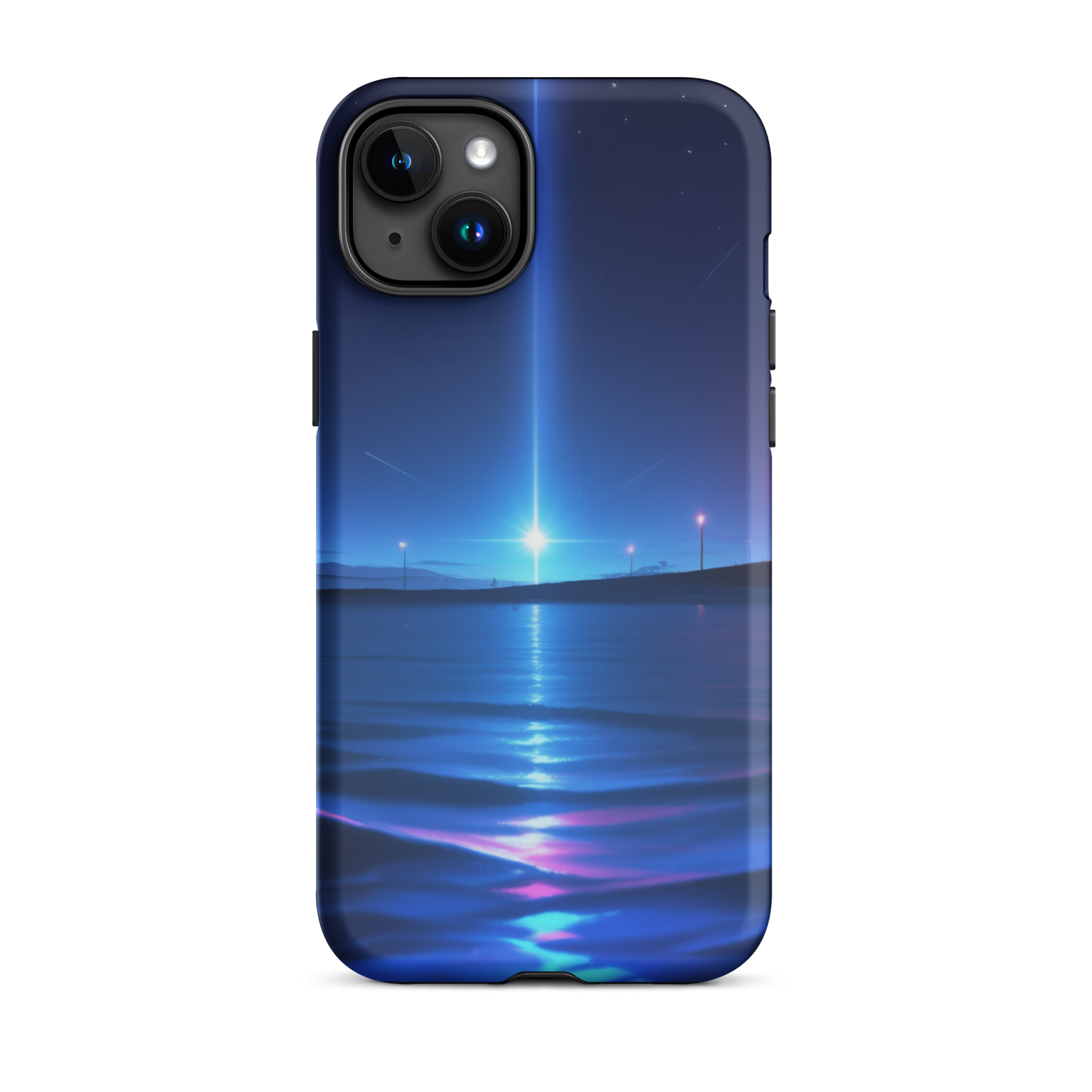 Coque iPhone® sérénité océane - iPhone 15 Plus - Double Couche Rigide - SoulCase