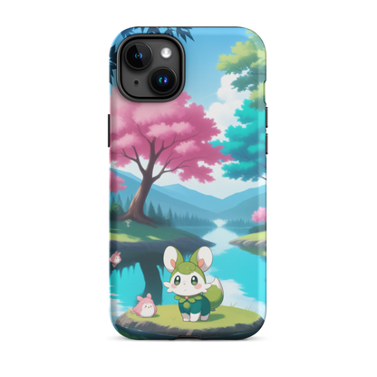 Coque d’iPhone® Adorable Tranquillité - iPhone 15 Plus - Double Couche Rigide - SoulCase