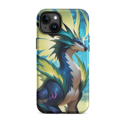 Coque iPhone® Dragon Sylvestre - iPhone 15 Plus - Double Couche Rigide - SoulCase