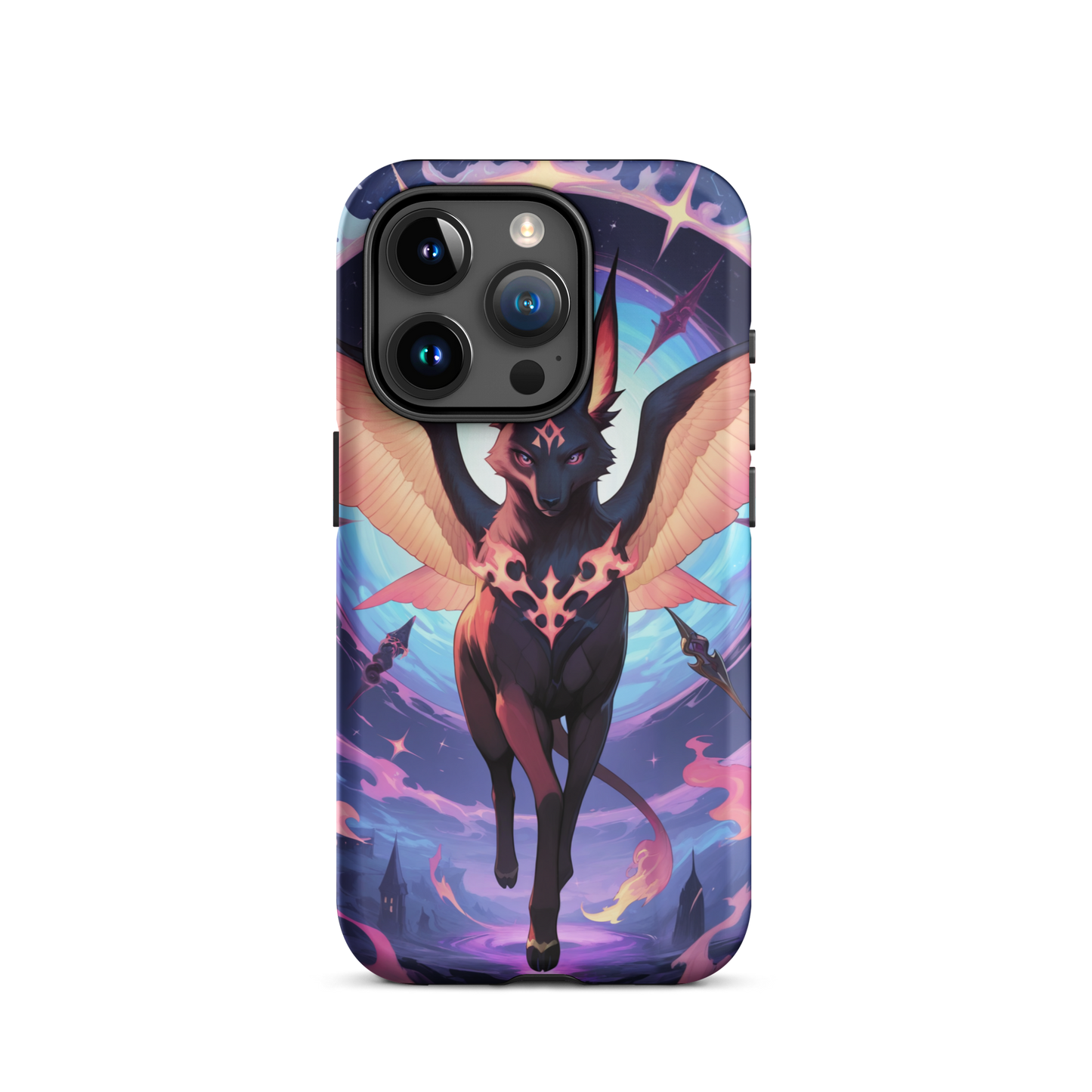 Coque iPhone® chien ailé - iPhone 15 Pro - Double Couche Rigide - SoulCase
