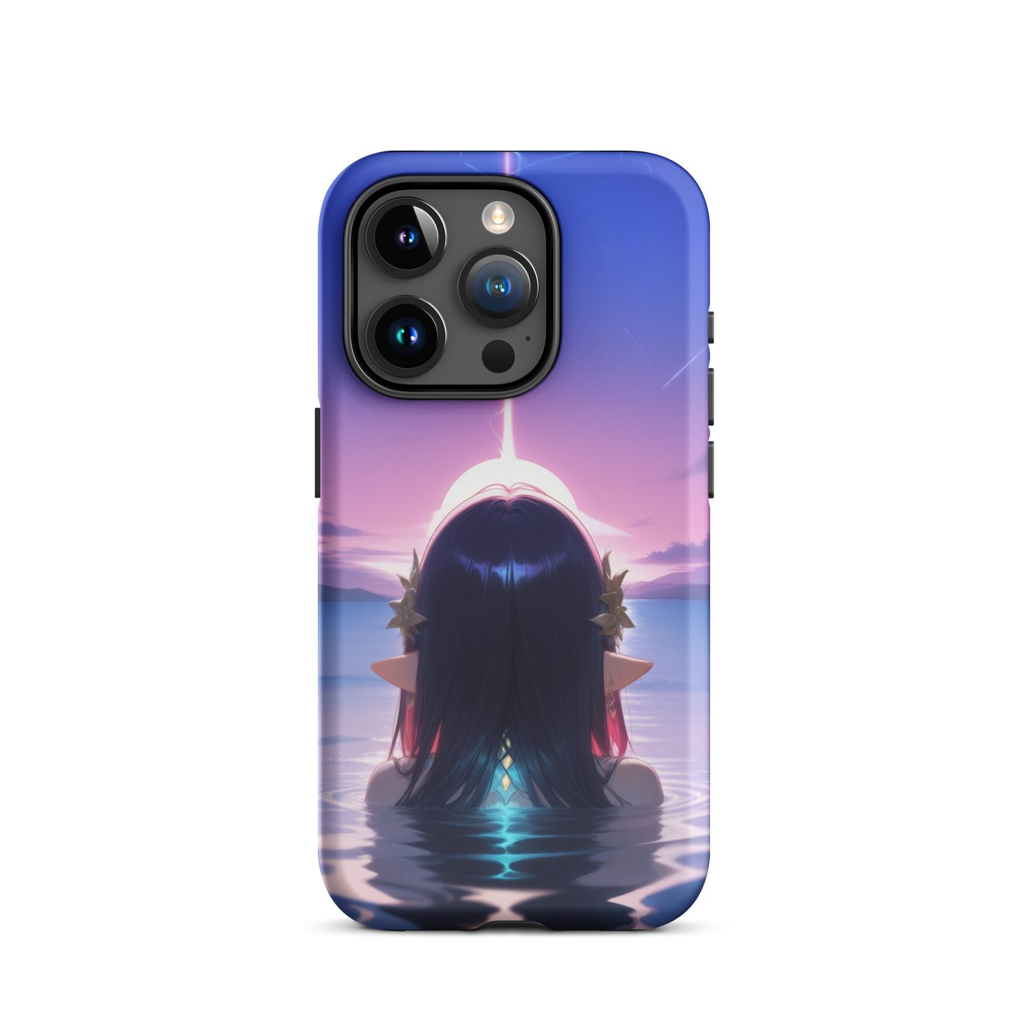 Coque iPhone® femme aquatique - iPhone 15 Pro - Double Couche Rigide - SoulCase