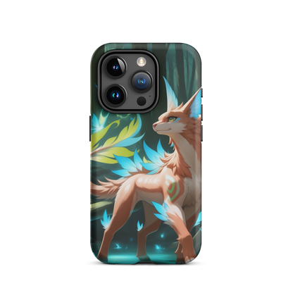 Coque iPhone® Félin de la forêt - iPhone 15 Pro - Double Couche Rigide - SoulCase