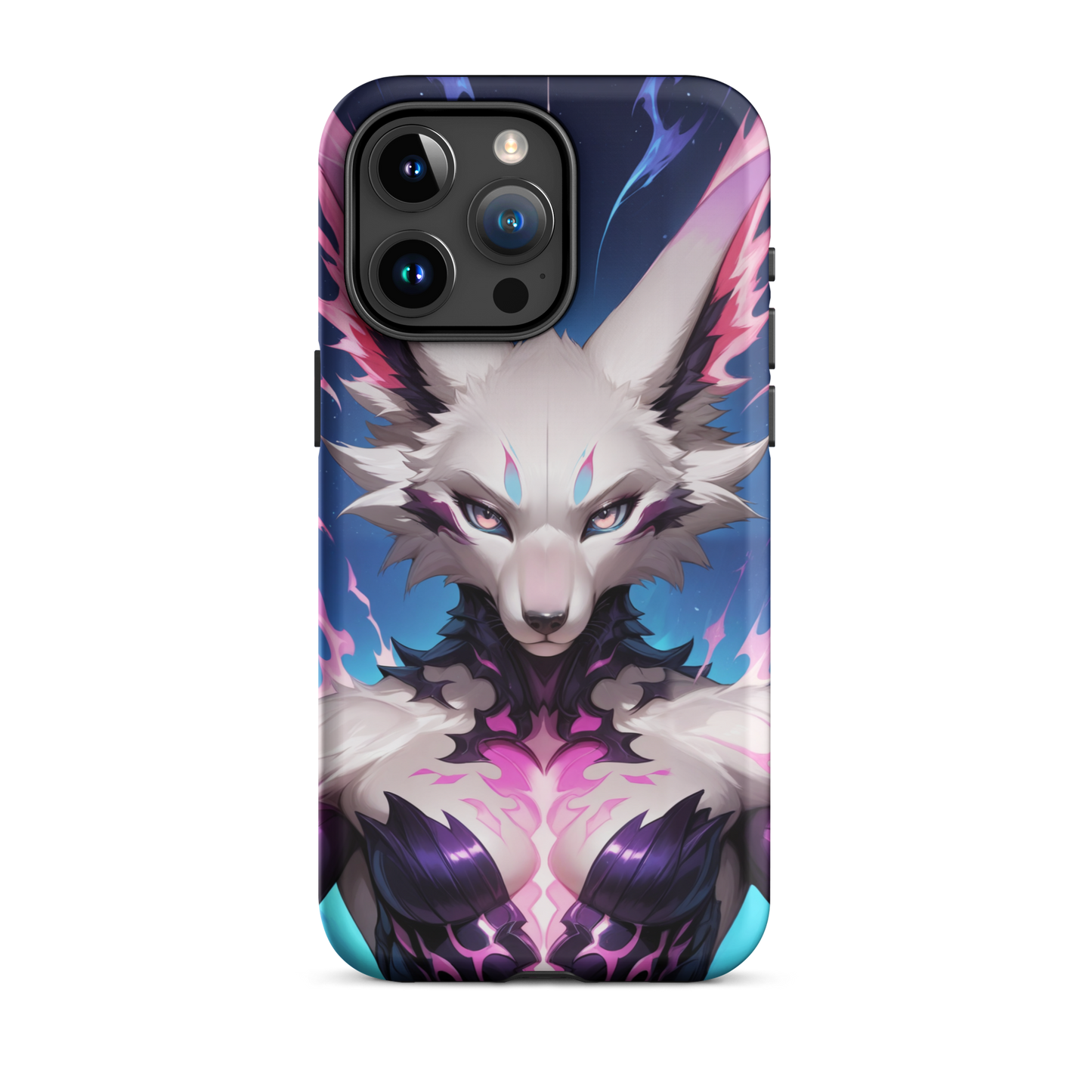 Coque iPhone® femme renarde - iPhone 15 Pro Max - Double Couche Rigide - SoulCase