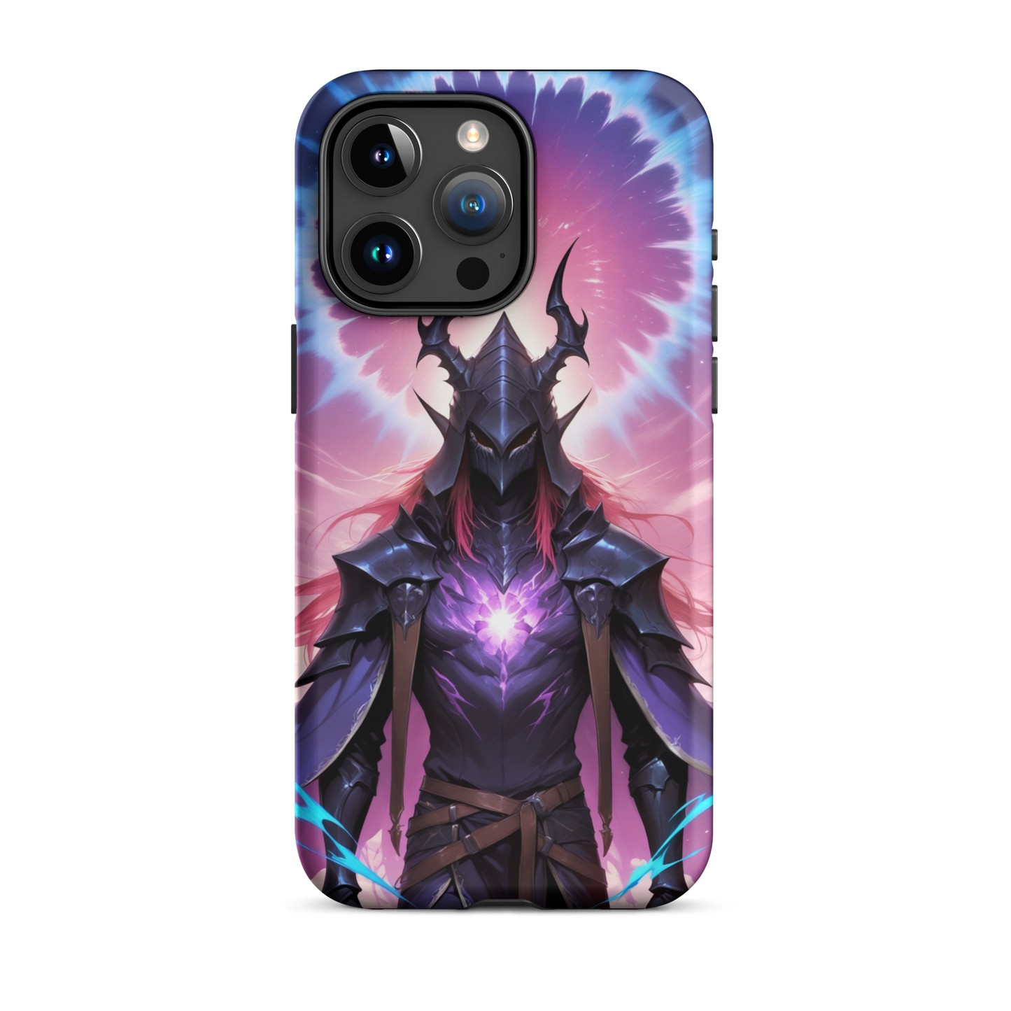 Coque iPhone® samouraï ténébreux - iPhone 15 Pro Max - Double Couche Rigide - SoulCase